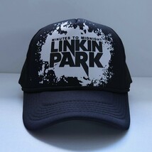 LINKIN PARK リンキン・パーク キャップ 黒×黒_画像3