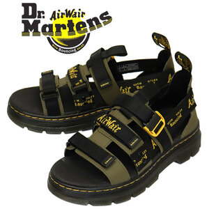 Dr.Martens ( Dr. Martens ) 30822538 PEARSON II 3 strap velcro sandals BLACKxOLIVE UK6- approximately 25.0cm