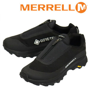 MERRELL (メレル) J067561 MOAB SPEED STORM MOC GORE-TEX モアブ スピード ストーム モック ゴアテックス シューズ BLACKxBLACK MRL107 約