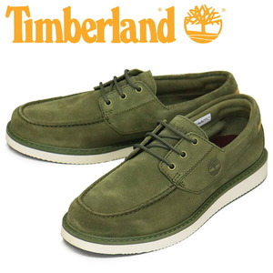 Timberland (ティンバーランド) A5RDC NEWMARKET II ニューマーケットII ボートシューズ Dark Green TB408 US7.5-約25.5cm