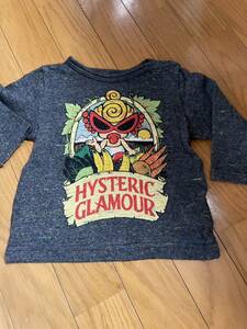 HYSTERIC MINI трикотажный джемпер с длинным рукавом 90* Hysteric Mini tops вязаный cut and sewn kidshis Mini 