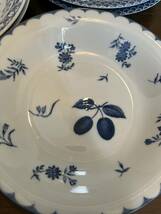 まとめ売り　パスター・カレー皿　１０枚セット　Royal　ブルーとホワイト　花柄　ロイヤル　食器　大皿_画像3