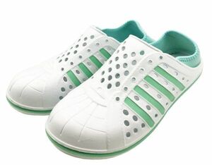 CG3947* new goods 2WAY EVA line shoes pair. . ventilation heel ...... light weight one leg 115g L size ( 24.0cm~ 24.5cm) white / mint postage 350 jpy 