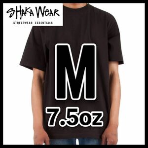 新品未使用 シャカウェア 7.5oz マックス ヘビーウエイト 無地 半袖 Tシャツ 黒 Mサイズ 1枚 SHAKA WEAR ブラック クルーネック