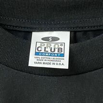 新品未使用 プロクラブ 5.8oz コンフォート 無地 半袖 Tシャツ 白黒 2枚セット S サイズ PROCLUB COMFORT クルーネック_画像6