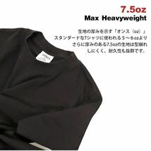 新品未使用 シャカウェア 7.5oz マックス ヘビーウエイト 無地 半袖 Tシャツ 黒 Mサイズ 2枚 SHAKA WEAR ブラック クルーネック_画像8