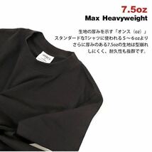 新品未使用 シャカウェア 7.5oz マックス ヘビーウエイト 無地 半袖 Tシャツ 黒 2XLサイズ 2枚 SHAKA WEAR ブラック クルーネック_画像8