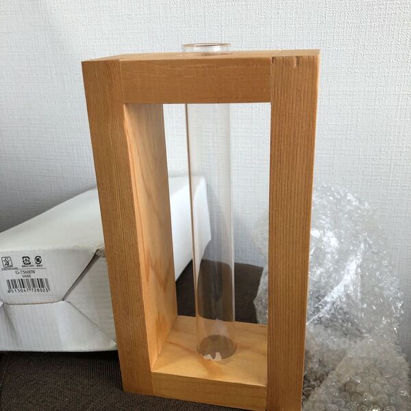 吉谷硝子 一輪挿し 試験管 木製 5つセット まとめて インテリア YOSHITANI GLASS 花瓶
