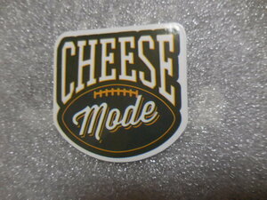 NFL green Bay paker zCHEESE mode sticker waterproof seal 