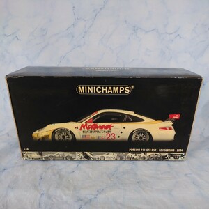 MINICHAMPS ミニチャンプス 1/18 PORSCHE 911 GT3 RSR 12H SEBRING 2004 ミニチャンプス　ポルシェ911　100 046423　ミニカー　美品