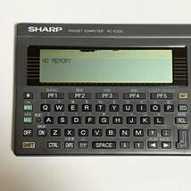 SHARP　PC-E500　ポケコン　ポケットコンピュータ_画像4