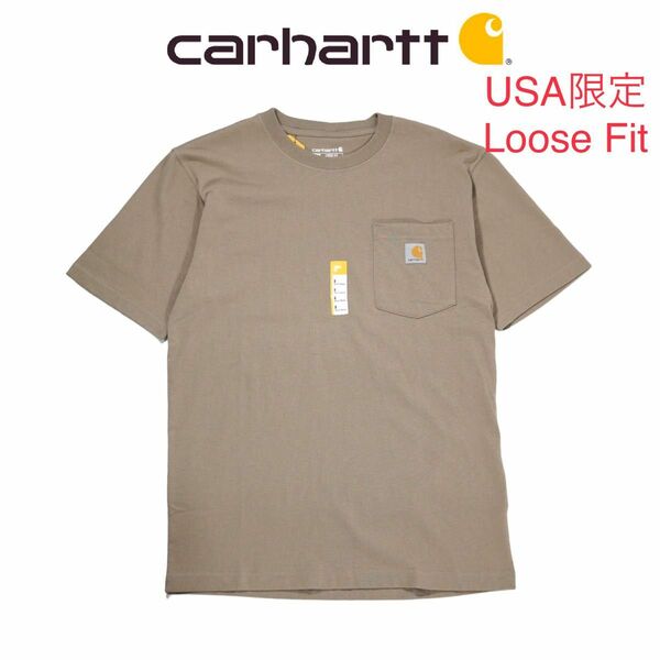 新品 正規品 carhartt カーハート ポケットTシャツ デザート S 半袖 Pocket Tee T-SHIRT