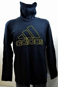 ★【adidas アディダス】ハイネック長袖Tシャツ HC5846 BLACK Lサイズ