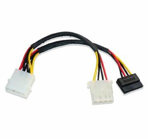 5 -inch 4 pin female, serial ATA divergence power supply cable SATA III correspondence 
