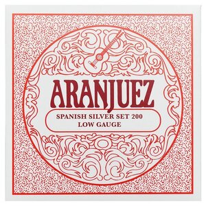 *ARANJUEZ Spanish Silver 200 classic guitar string 1 set * new goods / mail service 