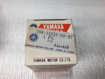 7320-6 ヤマハ YZ80C ピストンキット ピストン ピストンリング ピストンピン 純正 新品 598-11630-00 撮影の為 開封しました。_画像4