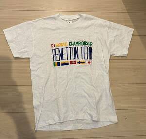 USA製　F1 ベネトンチーム　1987年　Tシャツ ポロクラブ　Lサイズ　ビンテージ