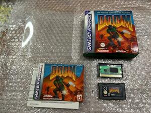 GBA Europe UK version Doom /du-m used completion goods original operation verification condition picture reference Game Boy Advance free shipping including in a package possible 