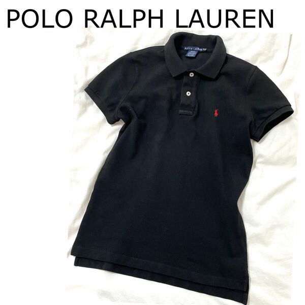 【POLO RALPH LAUREN】定番 ポニー刺繍 ポロシャツ 黒 マカオ製