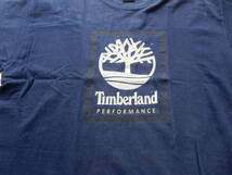 Timberland　ティンバーランド　半袖Tシャツ　ネイビー　サイズS　USA製_画像4