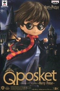 【B ハリー・ポッター】Harry Potter Q posket Qposket フィギュア 初期 主人公 ハリー ローブ&杖 ハリポタ 魔法使い 未開封 レアカラー LF