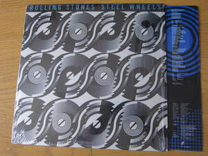 □ ROLLING STONES STEEL WHEELS レアアナログ 米盤オリジナルシュリンク付き美品！両面DMM STERLING刻印