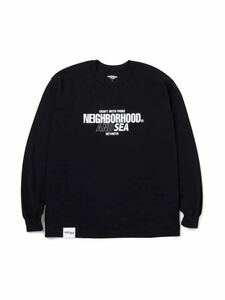 【新品未使用】 23SS 新品 WIND AND SEA ウィンダンシー NEIGHBORHOOD WDS L/S TEE Tシャツ カットソー ネイバーフッド BLACK M ブラック