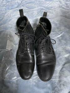 【即決】【大人気商品】 FACTOTUM ファクトタム　LEATHER BOOTS レザーブーツ BLACK ブラック 黒色 即決早い者勝ち