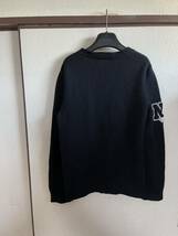 【即決】【良品】 NUMBER NINE ナンバーナイン WAPPEN CARDIGAN カーディガン ニット セーター ワッペン BLACK ブラック 黒 即決早い者勝ち_画像2