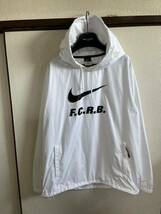 【良品】【レターパックプラス対応】 FCRB NIKE f.c real bristol エフシーレアルブリストル ナイキ PAKABLE BIG LOGO ANORAK アノラック_画像2