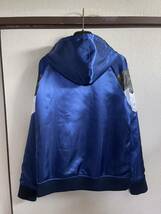 【美品】【リバーシブル】 SOPHNET ソフネット REVERSIBLE HOOD BLOUSON リバーシブルブルゾン フードジャケット BLUE ブルー 青 即決あり_画像6