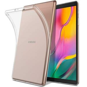 Galaxy TabA 10.1 (2019)専用 ケース TPU ケース クリア ホワイト ソフト バック カバー 半透明 背面 ケース