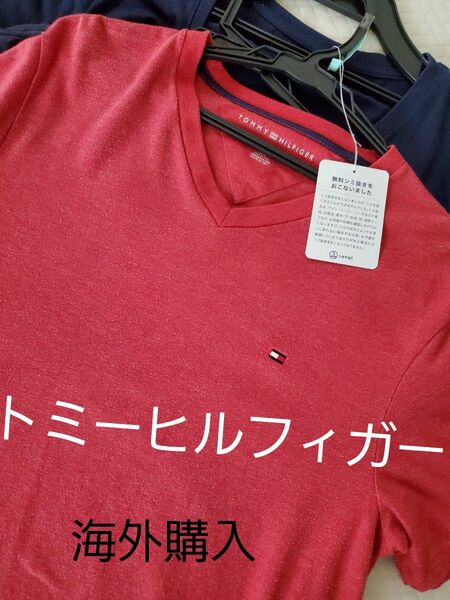 現地購入 トミーヒルフィガー 半袖Tシャツ 綺麗な色です。 L