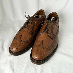 90s FLORSHEIM IMPERIAL レザー シューズ US11D 29cm ブラウン ウイングチップ フローシャイム インペリアル 80s オールド ビンテージ