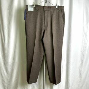 DEADSTOCK 00s Levi's アクション スラックス W40×L30 ブラウン ビッグサイズ スタプレ パンツ ACTION SLACKS 90s デッドストック