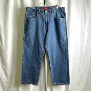 00s Levi's 569 バギー デニム パンツ W38×L30 メキシコ製 極太 ワイド LOOSE STRAIGHT FIT 560 リーバイス シルバータブ 90s ビンテージ