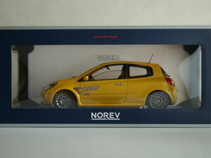 未開封品　NOREV ノレブ　1/18 RENAULT　ルノー CLIO RS F1 TEAM 2007 - SIRIUS YELLOW