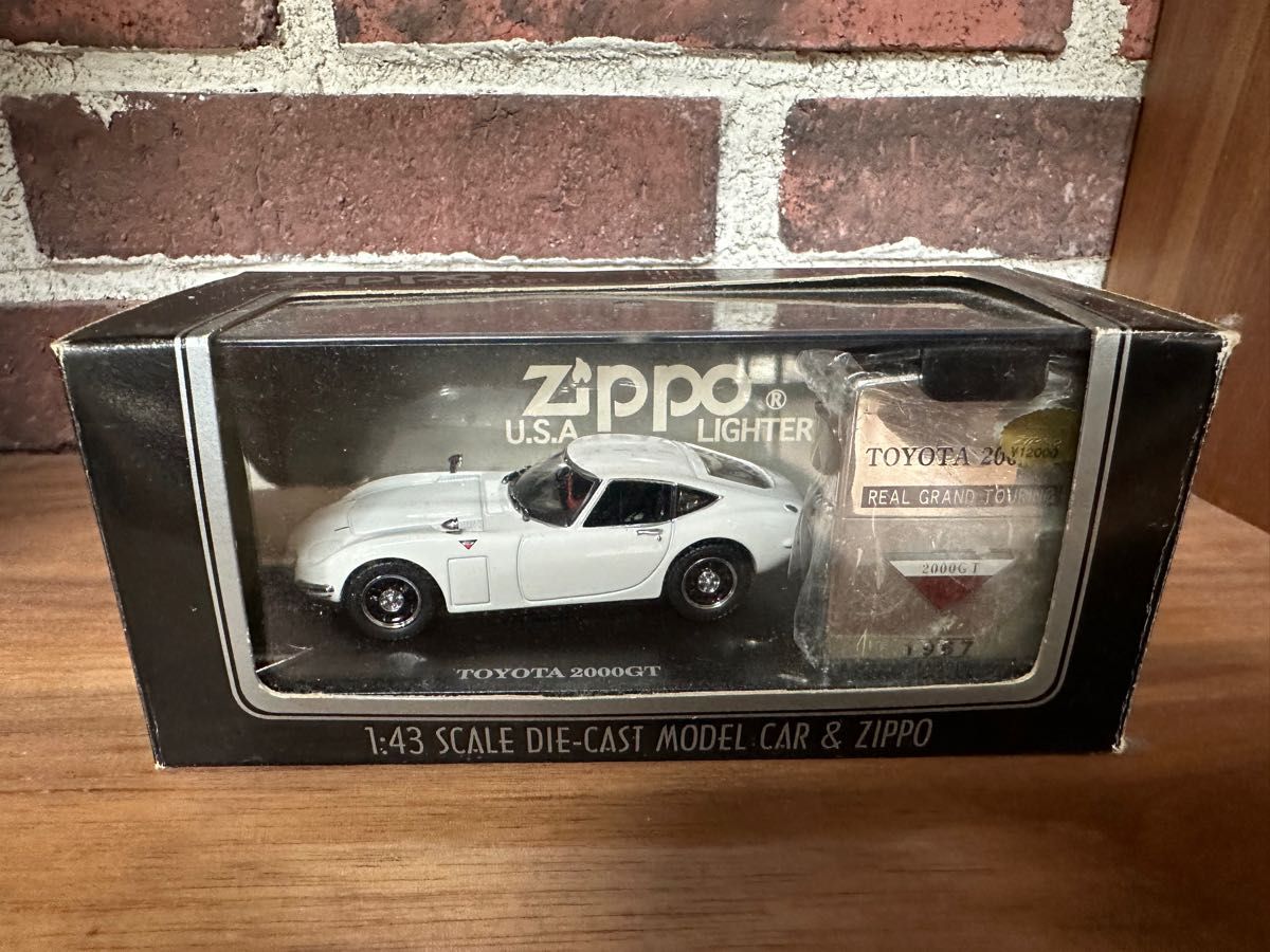 京商 フカシロ商事 1/43 トヨタ S800 Zippo ライター付-