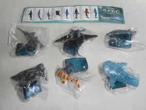 エポック社 地球生命紀行 サメ・エイ。 フィギュアコレクション 通常版全6種セット