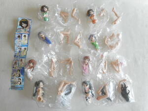  Bandai gashapon HGIF Suzumiya Haruhi no Yuutsu 7 all 8 kind Complete 