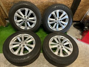 NISSAN 日産 T32 エクストレイル 純正 17インチ 7J +45 PCD114.3 5H 225/65R17 YOKOHAMA 夏タイヤ タイヤホイール 4本セット