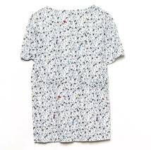 Paul Smith ポールスミス カットソー 総柄 Tシャツ 半袖 クルーネック 丸首 Uネック ホワイト 白 サイズ s 人 人間 メンズ white_画像4