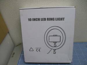 ＬＥＤリングライト　１０インチＬＥＤ　ＲＩＮＧＬＩＧＨＴ(スマートフォン撮影用)　未使用　検　ストロボ、照明 撮影用ライト　携帯用品