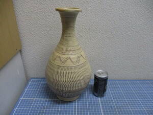 陶器　花瓶　在銘　検　 アンティーク　工芸品 陶芸 日本の陶磁 陶磁一般 　花器　インテリア小物