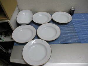 ノリタケ(日本陶器・ＦＲＥＭＯＮＴ)　スープ皿5枚　サラダボウル１枚　食器6点　Ｂ　検　 キッチン、食器　洋食器　ブランド食器