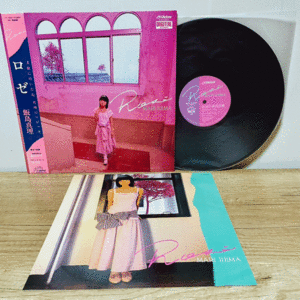 美盤！飯島 真理 [Synth-Pop City Pop ] Mary Iijima『Ros = ロゼ』1983 Japan Vinyl LP Record +OBI #SJX-30207 シティポップ EX+/NM+