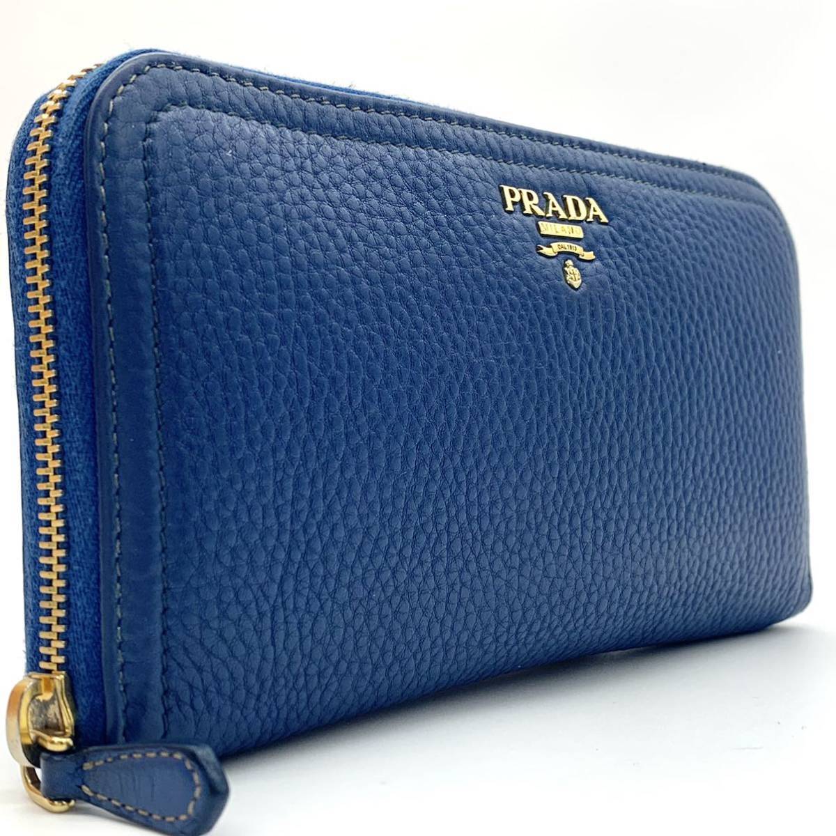 希少カラー】PRADA 長財布 SHINE ライトグレー ラウンド 同色 | fpn.lt