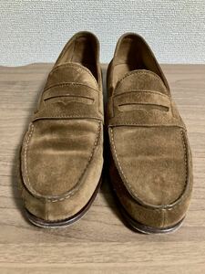 [CARMINA] Испания производства монета Loafer 9.5size 27-28cm 80579 genovakarumina бизнес обувь офис casual 