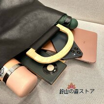 ハンドバッグ トートバッグ バッグ 本革 牛革 レザー ハンドメイド レディース 縦型 木製ハンドル 手提げ 春夏 大人_画像5