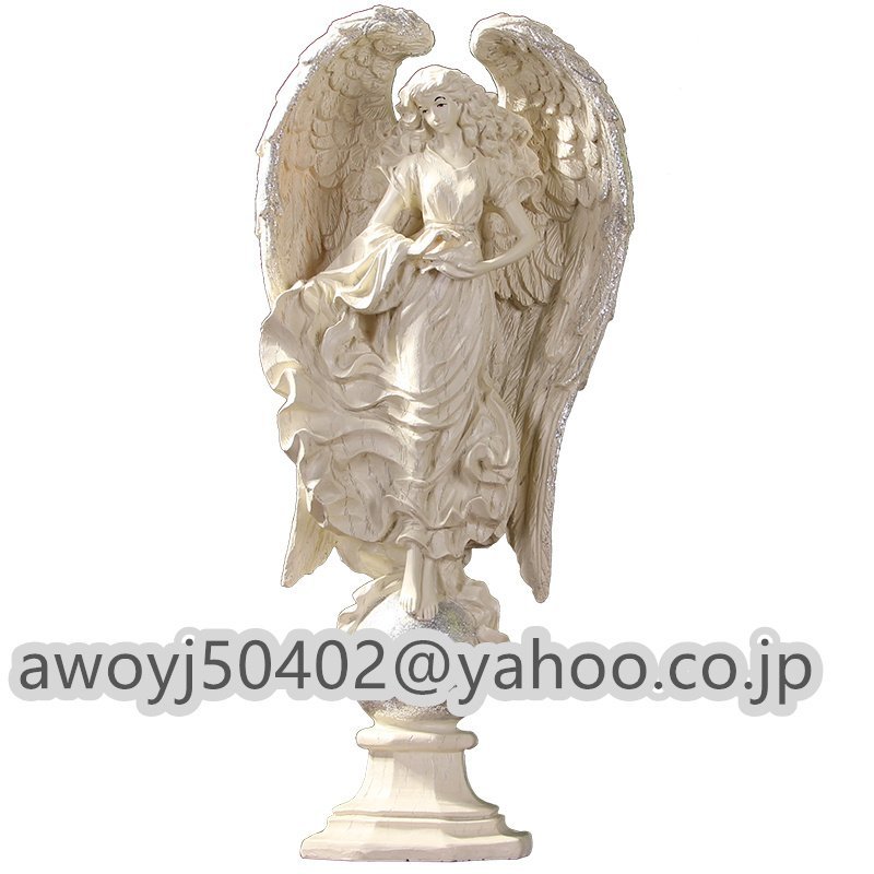 Handmade Angel of Peace, Angel, Fairy, Sculpture, Statue, Western, Miscellaneous Goods, Object, Figurine, Entrance, Room, Office, Resin, Handmade, Interior accessories, ornament, Western style